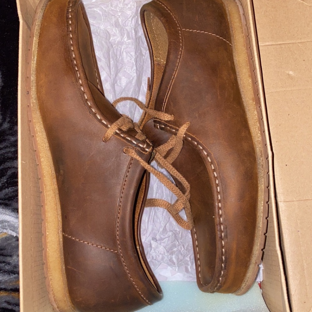 Clarks originals wallabee step men’s Tan leather